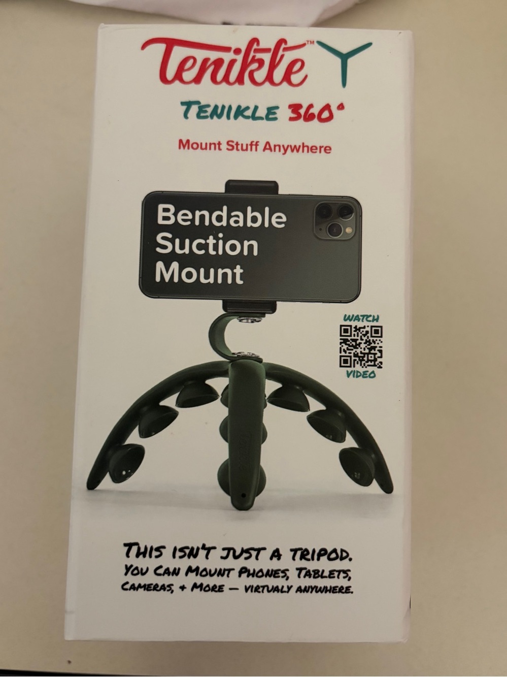 360° Bendable Suction Mount – Green